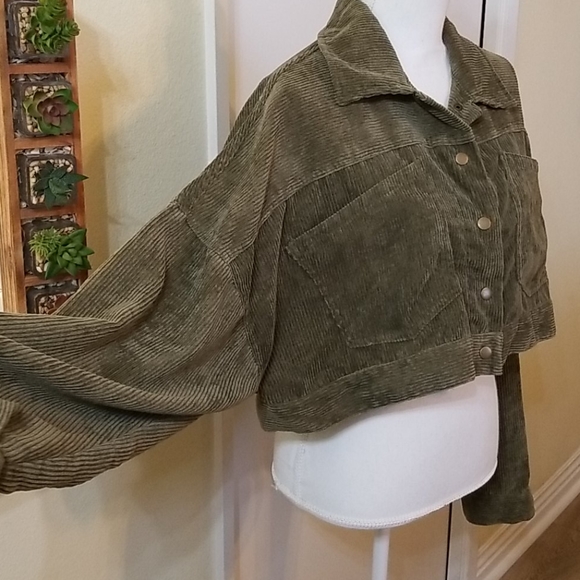 Favlux Fashion Olive Green Corduroy 